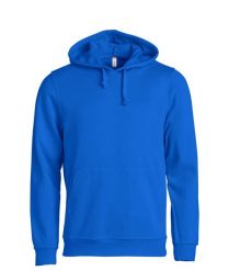 Clique Basic Hoody – uniseks bluza z kapturem, trwały materiał – royal blue. Niebieskie bluzy CLIQUE, s, bez wzorów, z bawełny, bez ramiączek, z kapturem. Za 166.63 zł.
