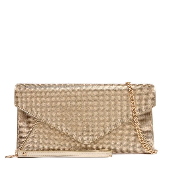 Torebka Aldo. Żółte kopertówki Aldo, bez wzorów, wizytowe, bez dodatków. Za 189.99 zł.