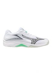 Buty halowe Mizuno Thunder Blade Z. Białe buty do biegania Mizuno, bez wzorów, z materiału, bez zapięcia, do biegania. Za 346.90 zł.