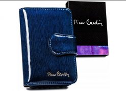Portfel skórzany Pierre Cardin [DH] 05 LINE 115 niebieski. Niebieskie portfele bez wzorów, ze skóry. Za 59.00 zł.