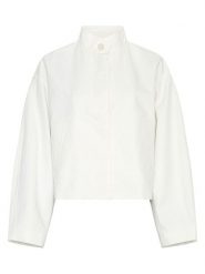 MOSS COPENHAGEN Kurtka przejściowa w kolorze białym rozmiar: L/XL. Białe kurtki Moss Copenhagen, l, bez wzorów, bez kaptura. Za 274.95 zł.