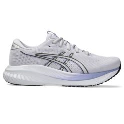 Asics GEL-EXCITE 11 damskie buty sportowe fioletowe. Białe buty treningowe ASICS, bez wzorów, z dzianiny, bez zapięcia, do biegania. Za 450.90 zł.