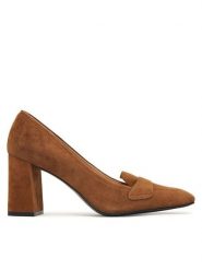 Furla Półbuty Slod Moca-Pump YM36FSD C10000 CN 03B00 Brązowy. Brązowe półbuty wsuwane Furla, bez wzorów, ze skóry, bez obcasa, na obcasie. Za 1,014.00 zł.