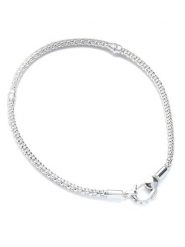 Pandora Srebrna bransoletka rozmiar: 19. Szare bransoletki Pandora, srebrne. Za 256.70 zł.