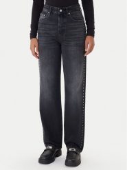 Tommy Jeans Jeansy Layla DW0DW21515 Czarny Straight Fit. Czarne jeansy Tommy Jeans, bez wzorów, z bawełny. Za 599.99 zł.