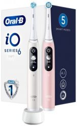 Szczoteczka magnetyczna Oral-B iO 6 Duo biały/różowy. Szczoteczki elektryczne i soniczne Oral-B. Za 899.00 zł.