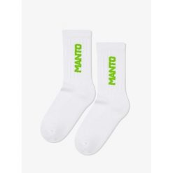 MANTO skarpety LOGOTYPE 25 białe M. Białe skarpetki MANTO, bez wzorów. Za 49.00 zł.