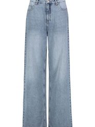 Sublevel Dżinsy - Comfort fit - w kolorze błękitnym rozmiar: XS. Niebieskie jeansy Sublevel, xs, z aplikacjami, z bawełny, klasyczne, z podwyższonym stanem. Za 110.04 zł.