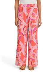 Betty Barclay Spodnie w kolorze jasnoróżowo-koralowym rozmiar: 46. Czerwone spodnie materiałowe Betty Barclay, bez wzorów, z materiału, z podwyższonym stanem. Za 126.99 zł.