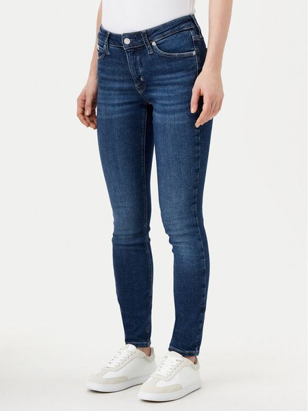 Calvin Klein Jeans Jeansy J20J224491 Granatowy Skinny Fit. Niebieskie jeansy Calvin Klein Jeans, bez wzorów, z bawełny. Za 259.99 zł.