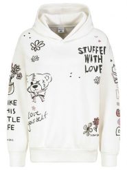 Sublevel Bluza w kolorze białym rozmiar: S. Białe bluzy Sublevel, s, bez wzorów, bez ramiączek, z kapturem. Za 201.55 zł.
