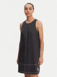 Adidas Sukienka codzienna Allover Print JJ3143 Szary Regular Fit. Szare sukienki adidas, na co dzień, xs, bez wzorów, z bawełny, bez kołnierzyka, bez ramiączek, proste. Za 229.99 zł.