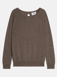 AUTHENTIC CASHMERE Kaszmirowy sweter "Dibona" w kolorze ciemnobrązowym rozmiar: XL. Brązowe swetry AUTHENTIC CASHMERE, xl, bez wzorów, z kaszmiru, bez ramiączek. Za 335.02 zł.