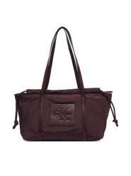 Calvin Klein Torebka LV04F3703G Bordowy. Czerwone torebki klasyczne Calvin Klein, bez wzorów, z materiału, bez dodatków. Za 409.99 zł.