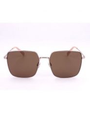 Levi's Damskie okulary przeciwsłoneczne w kolorze złoto-jasnobrązowym rozmiar: 56. Brązowe okulary przeciwsłoneczne Levi's, bez wzorów, z tworzywa sztucznego, metalowe. Za 179.95 zł.