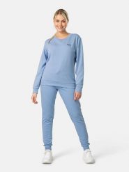 KARI TRAA Bluza "Kari" w kolorze błękitnym rozmiar: XS. Niebieskie bluzy bez kaptura Kari Traa, xs, bez wzorów, z bawełny, bez kaptura. Za 165.99 zł.