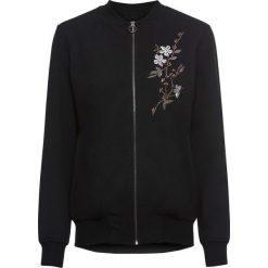 Kurtka bejsbolówka z haftem bonprix czarny. Kurtki marki bonprix. Za 99.99 zł.