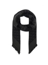 Guess Chusta AW5657 POL03 Szary ciemny. Szare chusty Guess, z aplikacjami, z poliesteru. Za 194.99 zł.