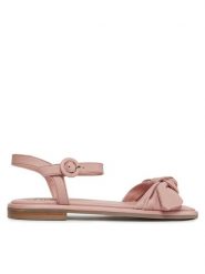Ted Baker Sandały 263177 Różowy. Czerwone sandały Ted Baker, bez wzorów, ze skóry, bez obcasa, na płaskiej podeszwie, bez zapięcia. Za 299.99 zł.