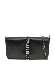 Valentino Torebka Materia VBS8GQ10 Czarny. Czarne kopertówki Valentino, bez wzorów, ze skóry, wizytowe, bez dodatków. Za 279.99 zł.