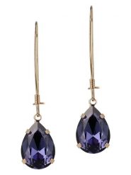 Otazu Pozłacane kolczyki z kryształami Swarovski rozmiar: onesize. Żółte kolczyki Otazu, z kryształem, pozłacane. Za 100.99 zł.