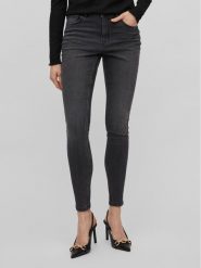 Vila Jeansy Sarah 14084763 Szary Skinny Fit. Szare jeansy Vila, xxl, bez wzorów, z bawełny. Za 109.99 zł.