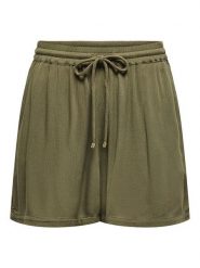 ONLY Szorty "Chiara" w kolorze khaki rozmiar: S. Brązowe szorty ONLY, bez wzorów, z wiskozy. Za 74.63 zł.