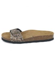 BABUNKERS Family Klapki w kolorze brązowym rozmiar: 40. Brązowe klapki BABUNKERS Family, bez wzorów, klasyczne, z otwartym noskiem, bez obcasa, bez zapięcia. Za 152.99 zł.