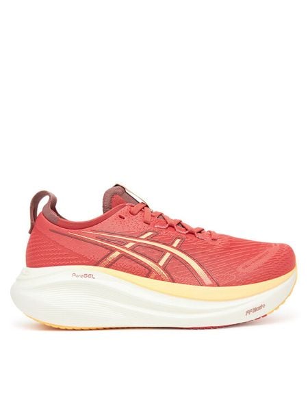 Asics Buty do biegania Gel-Nimbus 27 1012B753 Koralowy. Pomarańczowe buty do biegania ASICS, bez wzorów, z materiału, bez zapięcia, do biegania. Za 649.99 zł.