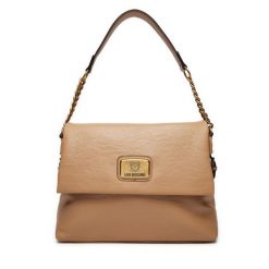 Torebka LOVE MOSCHINO. Brązowe torebki klasyczne Love Moschino, bez wzorów, klasyczne, bez dodatków. Za 539.99 zł.