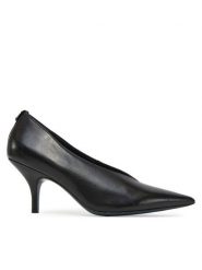 Patrizia Pepe Szpilki 8Z0057/L048-K103 Czarny. Czarne szpilki Patrizia Pepe, bez wzorów, ze skóry, bez obcasa, na szpilce, bez zapięcia. Za 1,219.00 zł.