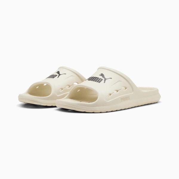 Klapki plażowe Puma DIVECAT DRY 40485402. Brązowe klapki Puma, bez wzorów, klasyczne, bez obcasa, bez zapięcia. Za 94.48 zł.