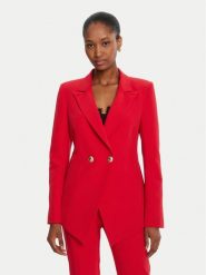 Rinascimento Marynarka CFC0126220003 Czerwony Slim Fit. Czerwone marynarki i żakiety Rinascimento, l, bez wzorów, z syntetyku, bez ramiączek. Za 749.99 zł.