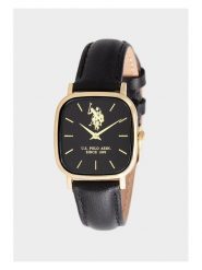 U.S. Polo Assn. Zegarek kwarcowy w kolorze złoto-czarnym rozmiar: onesize. Czarne, analogowe zegarki U.S. Polo Assn., metalowe. Za 202.98 zł.
