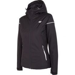 Kurtka narciarska damska KUDN300 - głęboka czerń. Kurtki narciarskie marki WED'ZE. Za 299.99 zł.