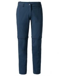 Spodnie damskie Farley Stretch ZO Pants II. Niebieskie spodnie narciarskie Vaude, bez wzorów, z materiału, narciarskie. Za 533.30 zł.