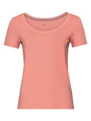 Odlo Koszulka funkcyjna "F-Dry" w kolorze koralowym rozmiar: S. Pomarańczowe t-shirty sportowe ODLO, s, bez wzorów, z materiału, bez ramiączek, outdoorowe. Za 114.17 zł.