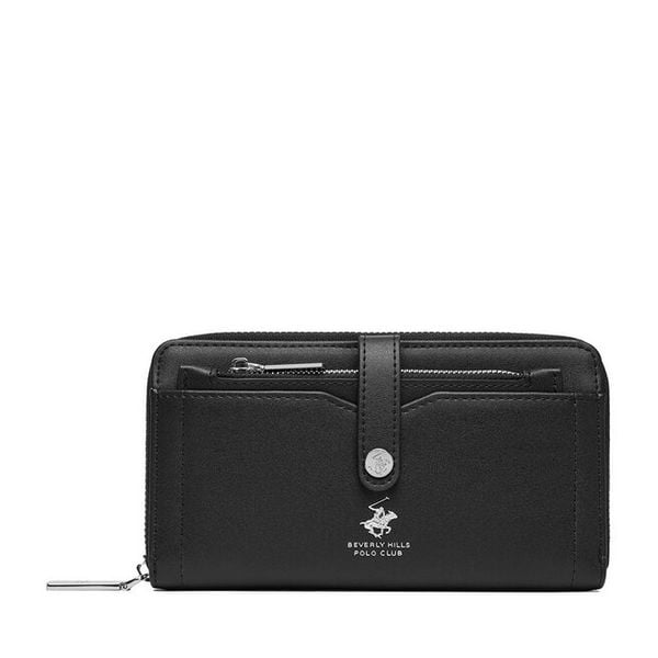 Portfel Beverly Hills Polo Club. Czarne portfele Beverly Hills Polo Club, bez wzorów. Za 119.99 zł.
