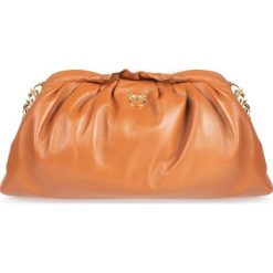 Pinko Torebka "Chain Clutch". Żółte walizki Pinko. Za 899.00 zł.