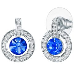 Lulu & Jane Kolczyki Stop metali Srebrny 1 ct Damski. Szare kolczyki Lulu & Jane, z kryształem, srebrne. Za 99.99 zł.