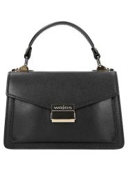 Wojas Skórzana torebka w kolorze czarnym - 18 x 12 x 5 cm rozmiar: onesize. Czarne torebki klasyczne Wojas, bez wzorów, z materiału, przez ramię, bez dodatków. Za 244.99 zł.