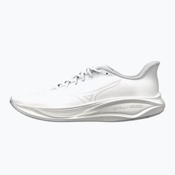 Buty do biegania Mizuno Neo Cosmo white/nimbus cloud/ultimate grey. Białe buty do biegania Mizuno, bez wzorów, z materiału, bez zapięcia, do biegania, mizuno wave. Za 399.99 zł.