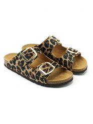 Mandel Klapki "Alberto" w kolorze beżowo-brązowym rozmiar: 37. Brązowe klapki Mandel, bez wzorów, z nubiku, klasyczne, z otwartym noskiem, bez obcasa, bez zapięcia. Za 152.99 zł.