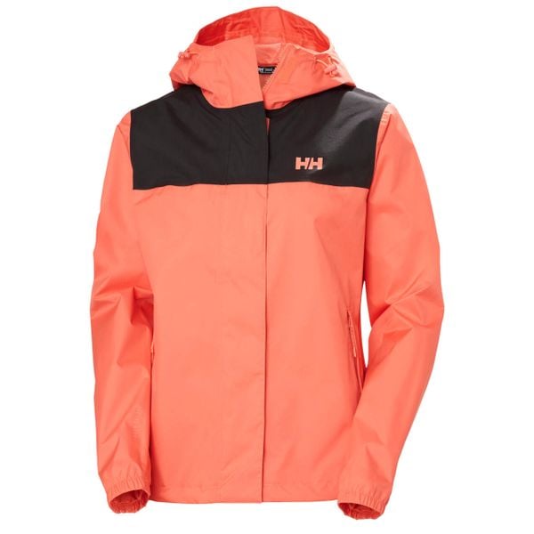 Kurtka przeciwdeszczowa damska Helly Hansen Vancouver. Czerwone kurtki Helly Hansen, bez wzorów, bez kaptura. Za 553.50 zł.