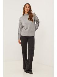 Soft Cashmere Golf w kolorze szarym rozmiar: 38/40. Szare swetry Soft Cashmere, bez wzorów, klasyczne, bez ramiączek. Za 130.99 zł.