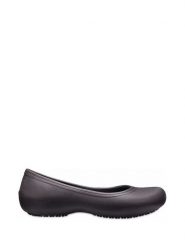 Crocs Baleriny "At Work" w kolorze czarnym rozmiar: 36/37. Czarne baleriny Crocs, bez wzorów, bez obcasa, bez zapięcia. Za 126.92 zł.