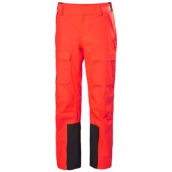 Spodnie narciarskie cargo damskie Helly Hansen Switch 2.0. Czerwone spodnie narciarskie Helly Hansen, bez wzorów, narciarskie. W wyprzedaży za 821.40 zł.