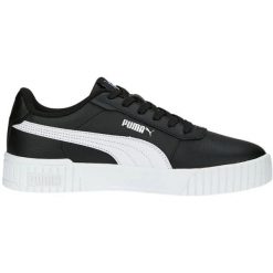 Buty Puma Carina 2.0 W 385849 10 czarne. Czarne buty treningowe bez wzorów, z gumy, bez zapięcia. Za 364.27 zł.