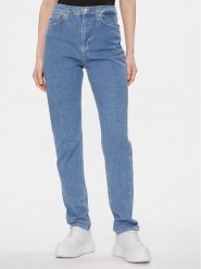 Calvin Klein Jeans Jeansy Authentic Slim Straight J20J222749 Niebieski Straight Leg. Niebieskie jeansy Calvin Klein Jeans, bez wzorów, z bawełny. Za 249.99 zł.