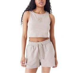 Top Nowy Zbiornik Upraw Mlb Le Era Neyyan Abrabr Damskie. Brązowe topy New Era, l, bez wzorów, z bawełny, sportowe, bez kołnierzyka, bez ramiączek. W wyprzedaży za 91.65 zł.